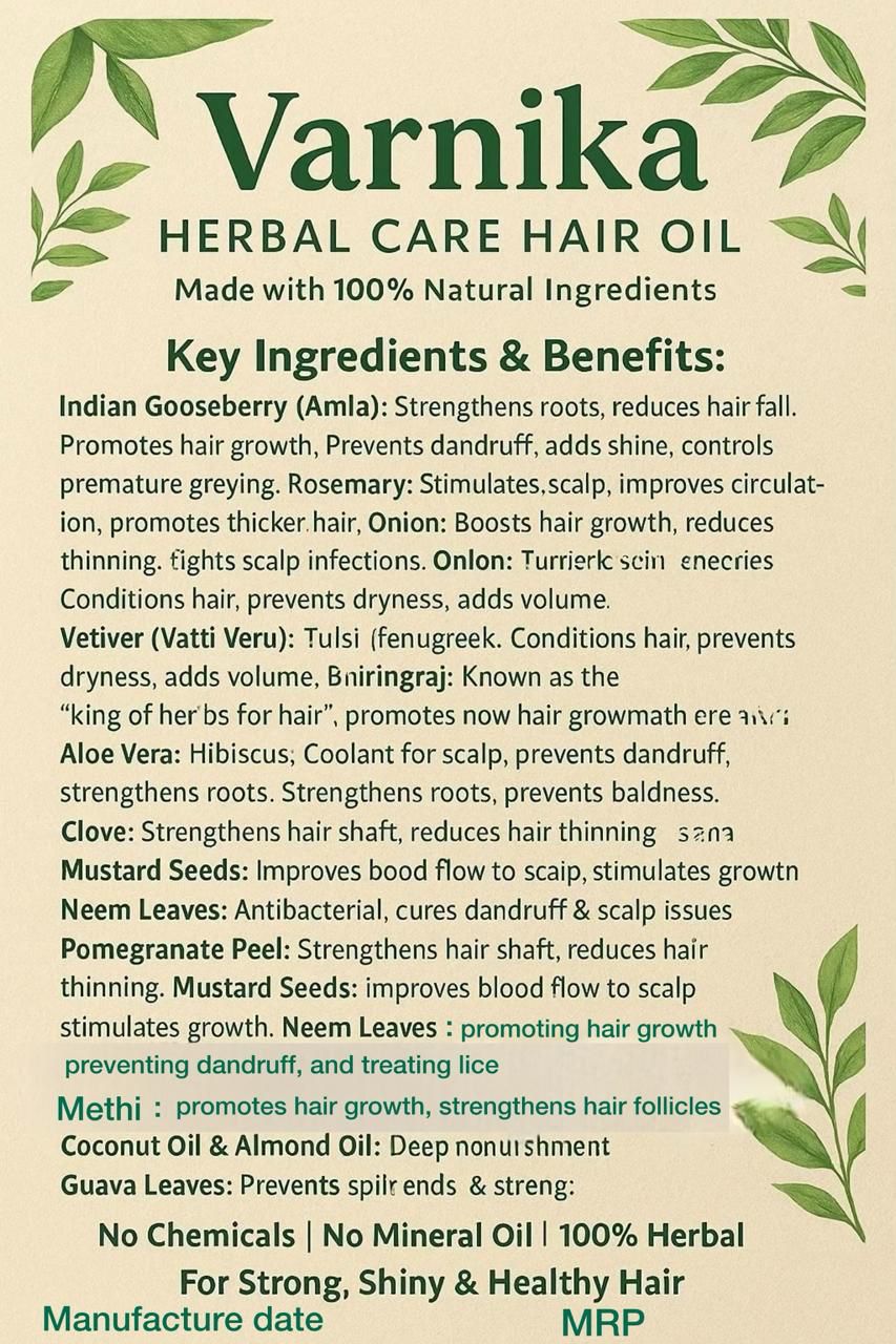 Kesha Prana Ritual Kit | Herbal Shampoo, Hair Oil & Hair Pack Combo | by Varnika Herbal Care · Curated by Shanva